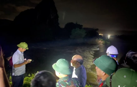 Vỡ kênh ở Thanh Hóa, Chủ tịch tỉnh xuống hiện trường trong đêm