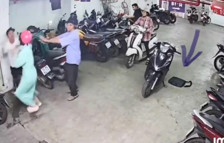 Xôn xao clip anh xăm trổ đấm cô gái nhưng cô tung cước phản vệ bất ngờ