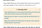 Mỗi người dân có thể được tặng quà 100.000 đồng dịp Quốc khánh 2/9? Chuyện là thế nào?