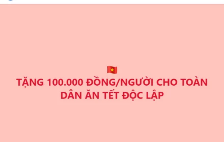 Thông tin Chính phủ tặng quà 2/9 là CHÍNH XÁC!