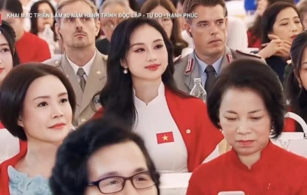 Bốn bông hoa nhà tỷ phú Phạm Nhật Vượng chung một khung hình