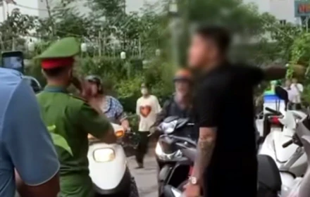 Xử lý nam thanh niên xăm trổ thách thức công an tại chốt bảo vệ A80