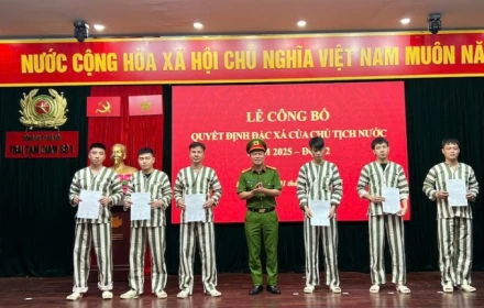 Công bố Quyết định đặc xá của Chủ tịch nước nhân dịp Quốc khánh 2/9 tại các tỉnh thành trên cả nước