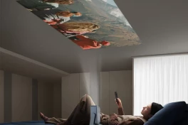 "Pháp sư" đỉnh thật: Đồng hồ để bàn kiêm máy chiếu 4K đa năng, phóng ra màn hình 450 inch, sáng 3.000 lumen