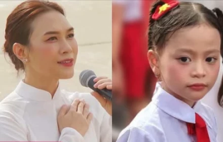 Em bé 7 tuổi song ca cùng Mỹ Tâm trong Đại lễ 2/9 gây chú ý