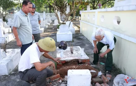 Bàng hoàng! Đúng dịp 2/9, Phú Thọ phát hiện 18 ngôi mộ liệt sĩ bị đục phá