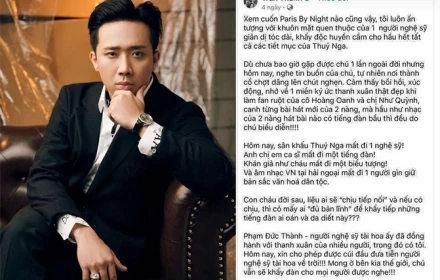 "Nốt trầm lệch pha" và thời điểm Trấn Thành bày tỏ trên mạng xã hội