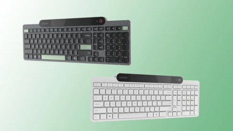 Không cần cắm điện hay thay pin, bàn phím Bluetooth mới của Lenovo có tính năng tự sạc