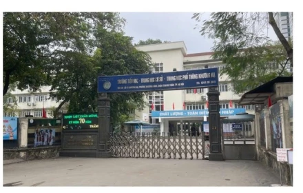 Hà Nội: Cách chức hiệu trưởng Trường TH-THCS-THPT Khương Hạ, kỷ luật 2 hiệu phó