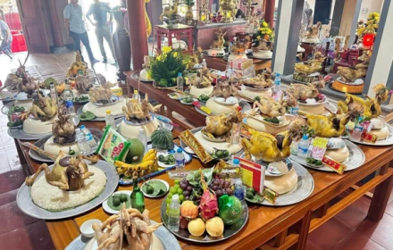 Cúng Rằm tháng 7 ở dòng Họ Đại Tôn Lê Tử