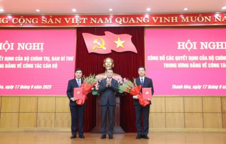 Ông Nguyễn Hoài Anh, Ủy viên dự khuyết T.Ư Đảng và một Cục trưởng của Bộ Công an làm Phó Bí thư Tỉnh uỷ Thanh Hóa