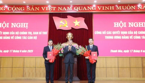 Ông Nguyễn Hoài Anh, Ủy viên dự khuyết T.Ư Đảng và một Cục trưởng của Bộ Công an làm Phó Bí thư Tỉnh uỷ Thanh Hóa