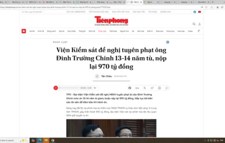 Đại gia Đinh Trường Chinh bị đề nghị 13-14 năm tù, nộp lại 970 tỷ đồng