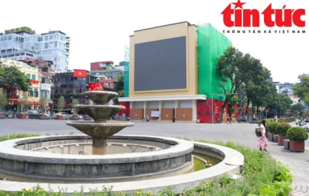 Báo của TTXVN chê Quảng trường Đông Kinh Nghĩa Thục "thiếu điểm nhấn"