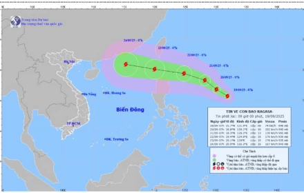 Thông tin ban đầu về bão số 9, bão RAGASA