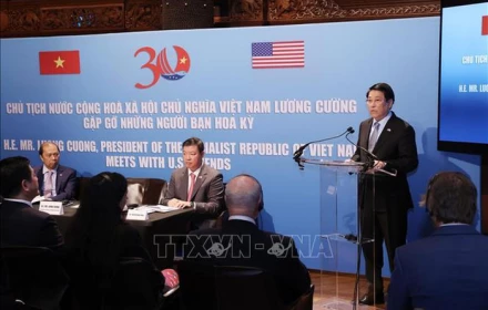 Chủ tịch nước Lương Cường: Câu chuyện hàn gắn, hòa giải giữa Việt Nam và Hoa Kỳ là bằng chứng về sức mạnh của lòng bao dung