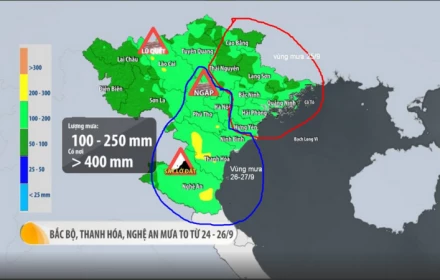 Những tỉnh, thành nào cần lưu ý về mưa lớn do bão số 9 năm 2025?