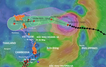 Toàn cảnh diễn biến bão số 9 Ragasa, nhận định vùng tâm điểm đổ bộ đất liền