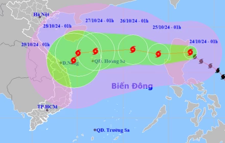 Tin nóng về bão Bualoi, cơn bão số 10 sẽ vào Biển Đông đêm nay, dự báo đi nhanh, hướng về miền Trung