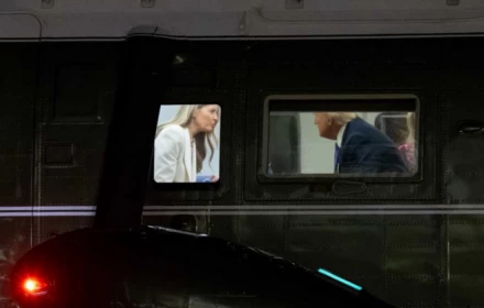 Đệ nhất gia đình Mỹ bất hòa? Hình ảnh cho thấy Tổng thống Trump dường như cãi nhau với vợ