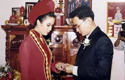 Ảnh cưới cách đây 25 năm của Á hậu Việt Nam duy nhất là Nghệ sĩ Nhân dân