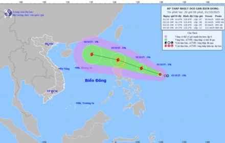 🌀Áp thấp nhiệt đới có thể mạnh lên thành bão số 11, tối 3/10 vào biển Đông