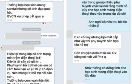 Học sinh mất điện thoại, giáo viên yêu cầu cả lớp viết 'người nghi ngờ'