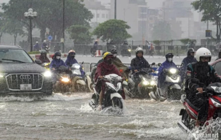 Danh sách các điểm nguy cơ ngập úng trong mưa lớn dồn dập tại Hà Nội sáng 7/10
