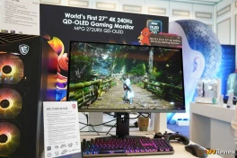 MSI trình làng Màn hình 27” 4K 240Hz và 27” QHD 500Hz QD-OLED đầu tiên trên thế giới tại CES 2025