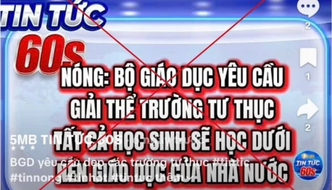 Bộ Giáo dục và đào tạo bác tin 'giải thể trường tư'