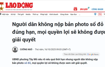 Nộp photo sổ đỏ: Những bất cập cần được xem xét