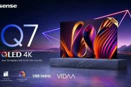 Hisense tung loạt sản phẩm cao cấp tại Việt Nam: đủ từ TV QLED 100 inch 144Hz, máy chiếu 4K siêu gần đến máy giặt thông minh, điều hòa lọc không khí