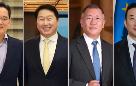 Bốn nhà tài phiệt lớn nhất Hàn Quốc đã đến Mỹ gặp Tổng thống Trump