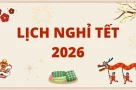 Vì sao năm 2026 người lao động Việt Nam có tới 115 ngày nghỉ?