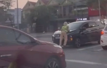 Danh tính tài xế lái ô tô hất thiếu tá CSGT lên capo
