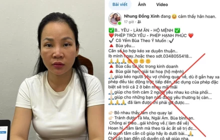 “Cô đồng online” Nhung Đồng Xinh vừa bị khởi tố là ai?
