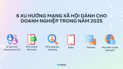 Meta tiết lộ 6 xu hướng mạng xã hội dành cho doanh nghiệp Việt Nam trong năm 2025