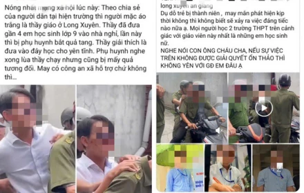 Thầy giáo ở An Giang khai vào nhà nghỉ với nữ sinh để… uống rượu!