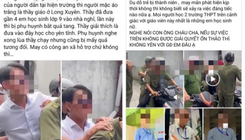 Thầy giáo ở An Giang khai vào nhà nghỉ với nữ sinh để… uống rượu!