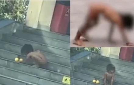 Trung Quốc: "Đứa trẻ người rừng" không mặc đồ, bò cả tay và chân, cha mẹ đều là người có tri thúc, bảo muốn nuôi dạy "thuận tự nhiên" 😰