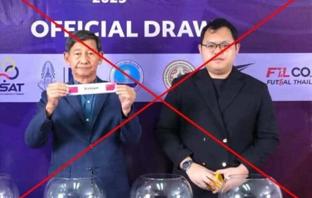 Thái Lan nhầm cờ Việt Nam ở lễ bốc thăm giải Đông Nam Á