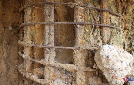 Trụ cầu ở Phú Thọ lộ cảnh 'rợn người'