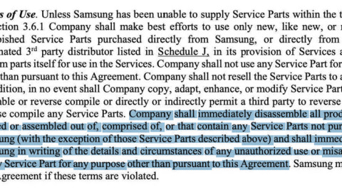 Samsung “dính” phốt to: yêu cầu các đơn vị sửa chữa phá hỏng thiết bị khách hàng mang đến