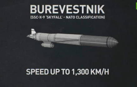 Putin tiết lộ chi tiết về động cơ hạt nhân của tên lửa Burevestnik