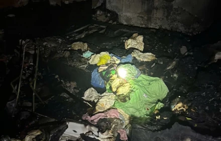 Cháy căn hộ chung cư ở Hà Nội, 2 người được cứu