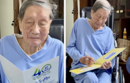 Hình ảnh mới nhất nhạc sĩ Phạm Tuyên. Chúc ông thật nhiều sức khỏe!