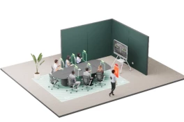 Logitech Rally Board 65: thiết bị hội nghị di động "tất cả trong một"