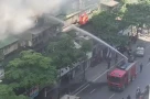 Hình ảnh cháy 'chuồng cọp' ở khu tập thể cũ Hà Nội