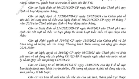 Tiêm vắc xin HPV miễn phí từ 2026: Thông tin chi tiết tại đây