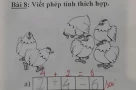 Bài toán lớp 1 gây tranh cãi: 4+2 hay 2+4?